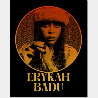 Erykah Badu Retro Color ver Posters and Art